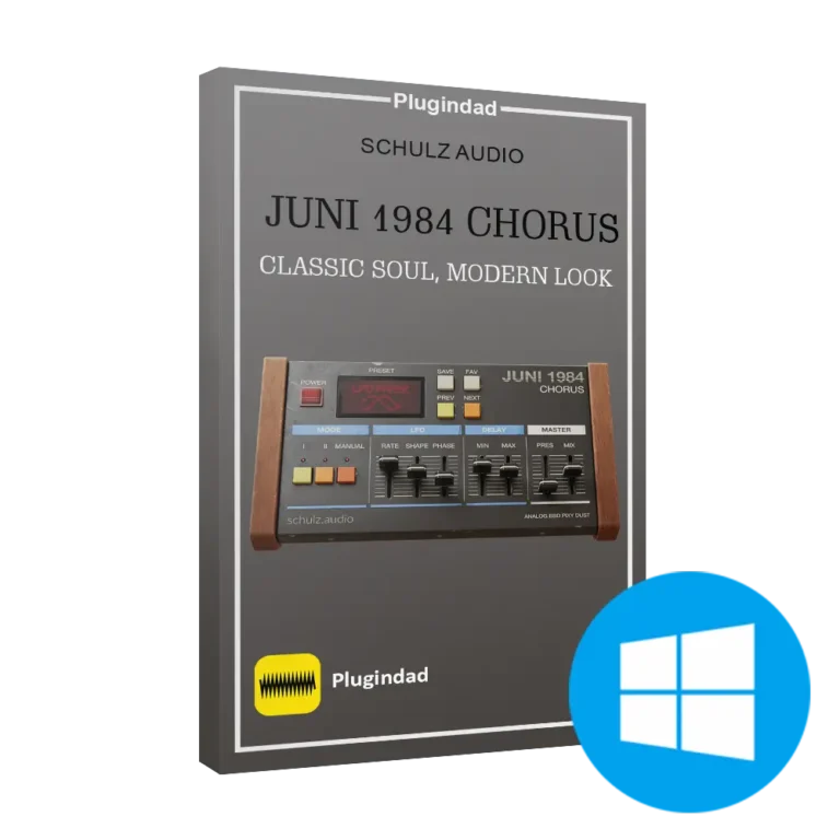 Schulz.audio JUNI 1984 Chorus effect winning an award, showcasing classic analog audio processing and vintage sound design.